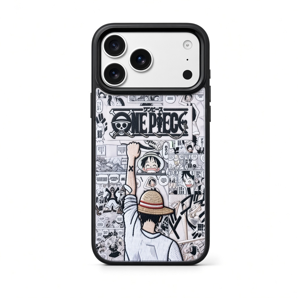 iPhone 18 Pro One Piece Manga Character Case