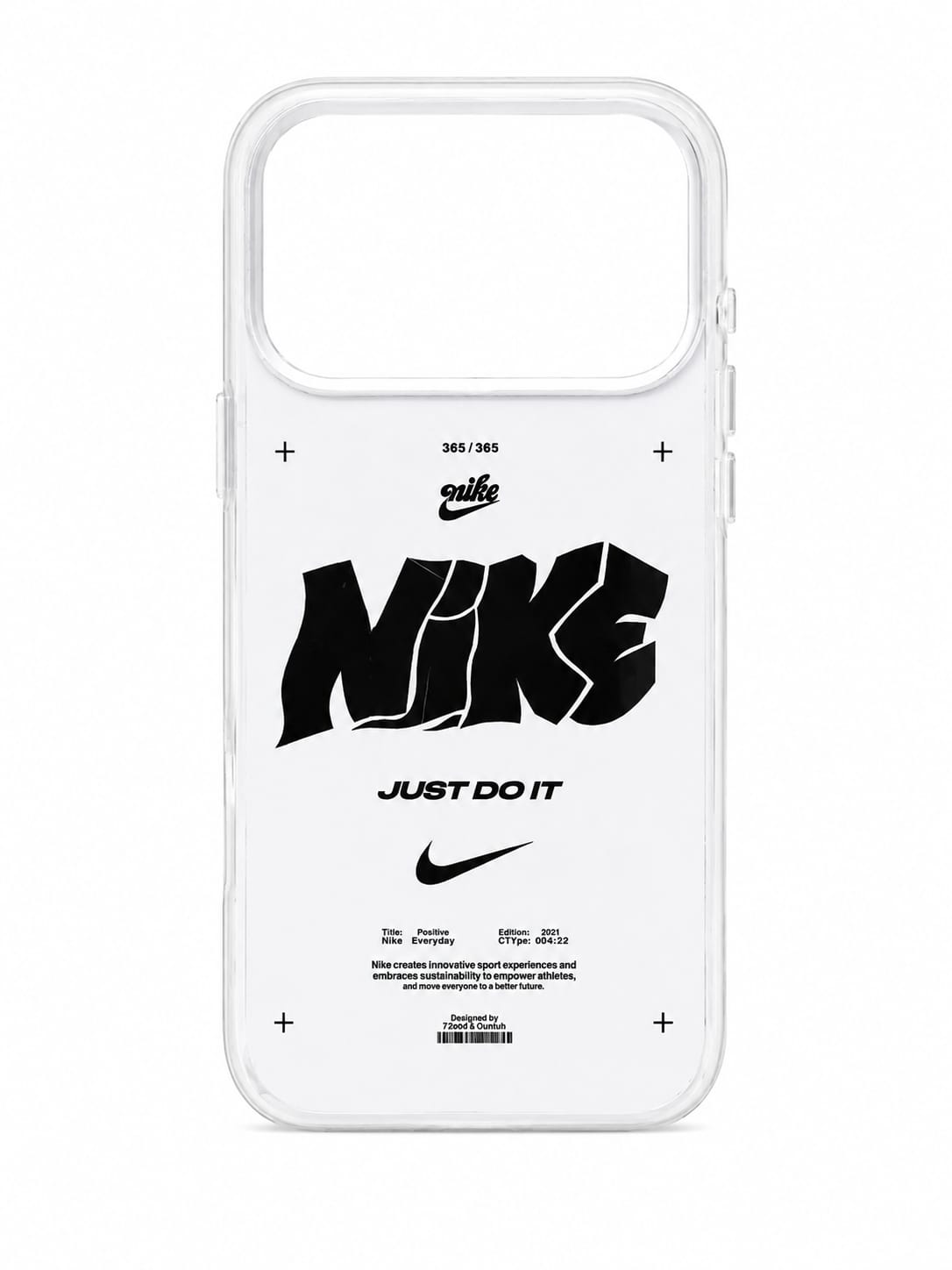 Nike Just Do It White Case for iPhone 17 pro max