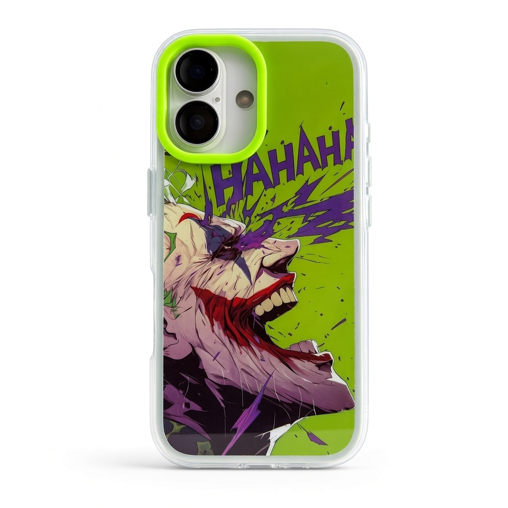 iPhone 17 Joker green comic character phone case
