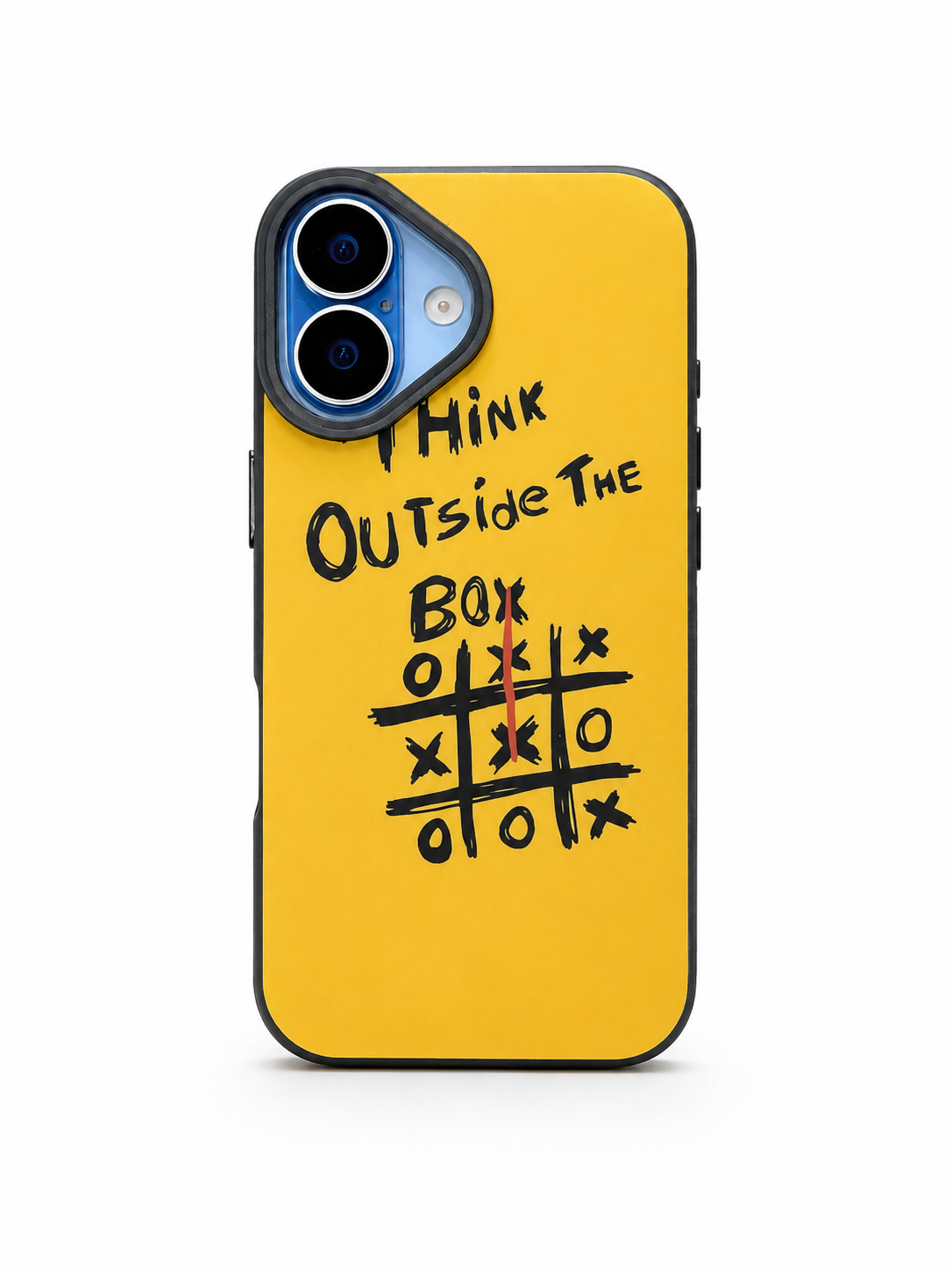 iPhone 17 Think Outside The Box Yellow Case