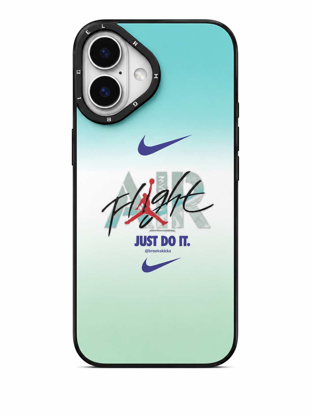 Nike Air Jordan Mint Gradient Case for iPhone 16