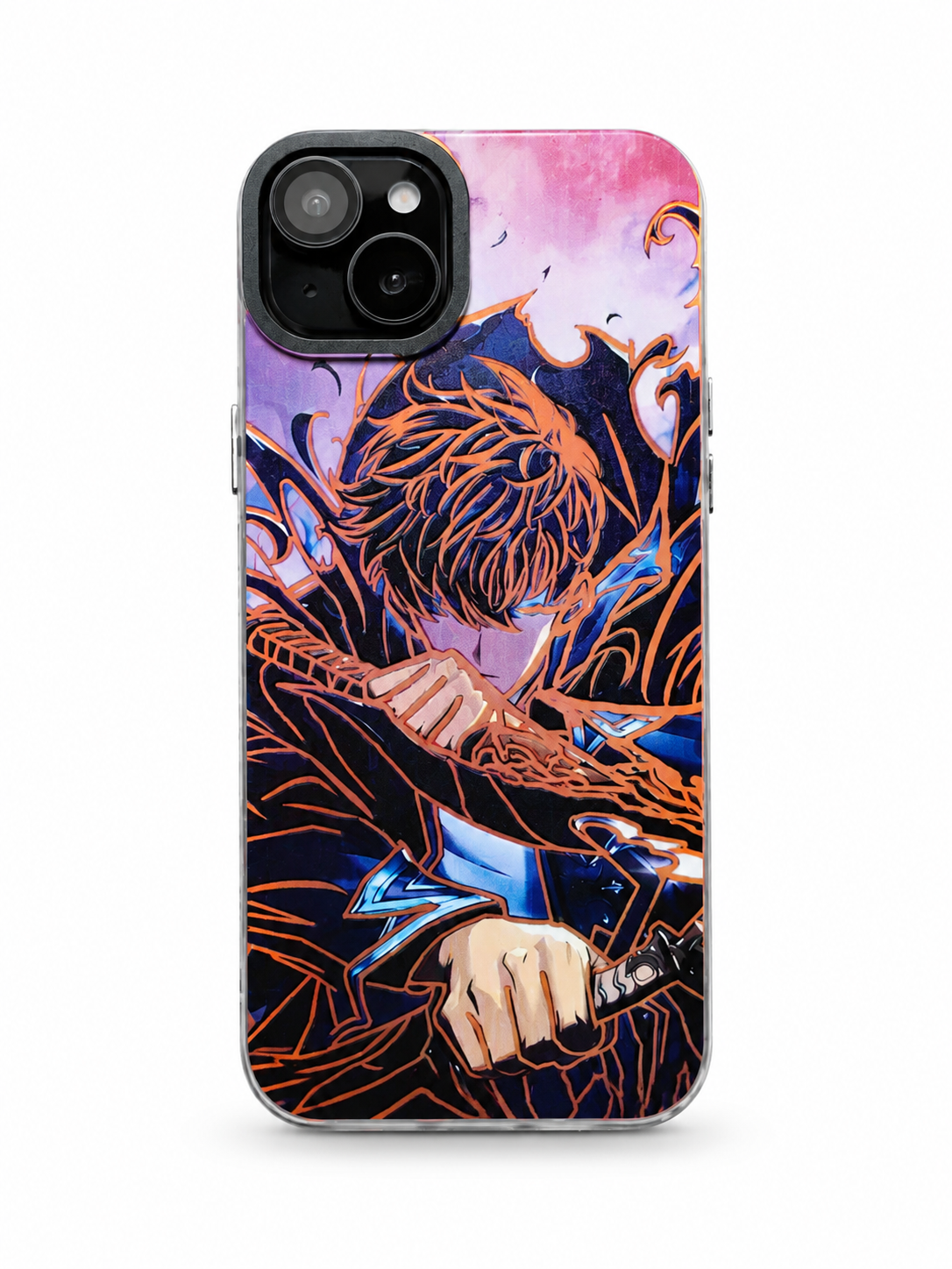 iPhone 15 Plus Sung Jin-Woo Solo Leveling Anime Case