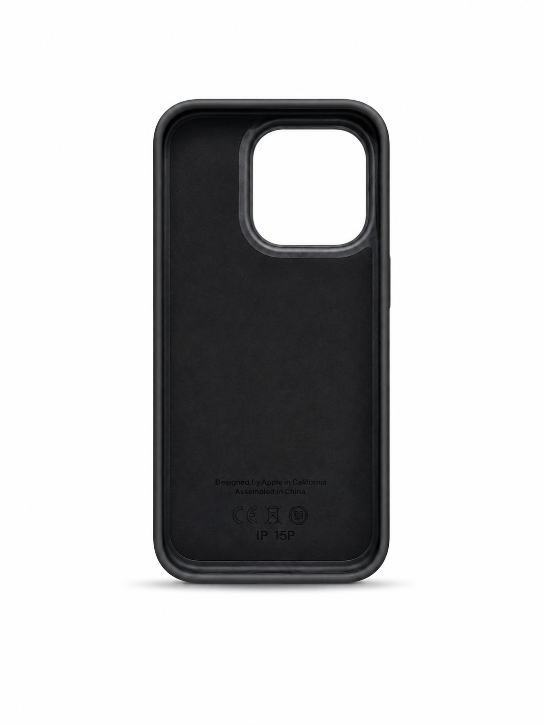 iPhone 15 Pro Grey Leopard Fabric Case