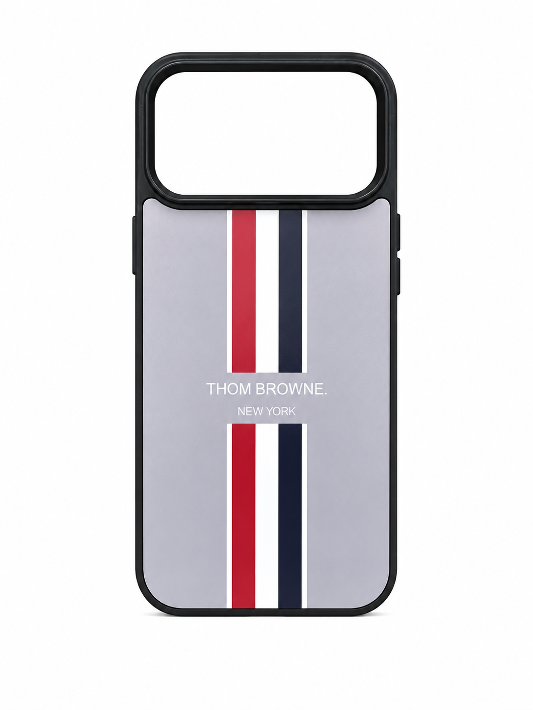 Thom Browne New York Stripe Case for iPhone 17 Pro Max