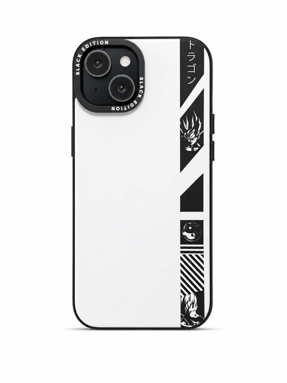 Goku Black & White Anime Case for iPhone 15