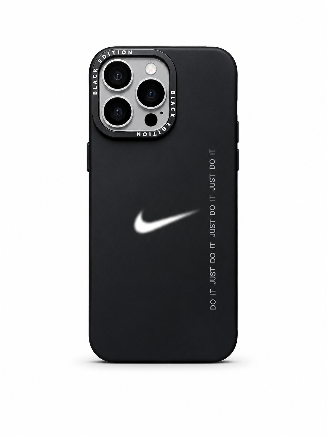 Nike Just Do It Black Case for iPhone 15 Pro Max