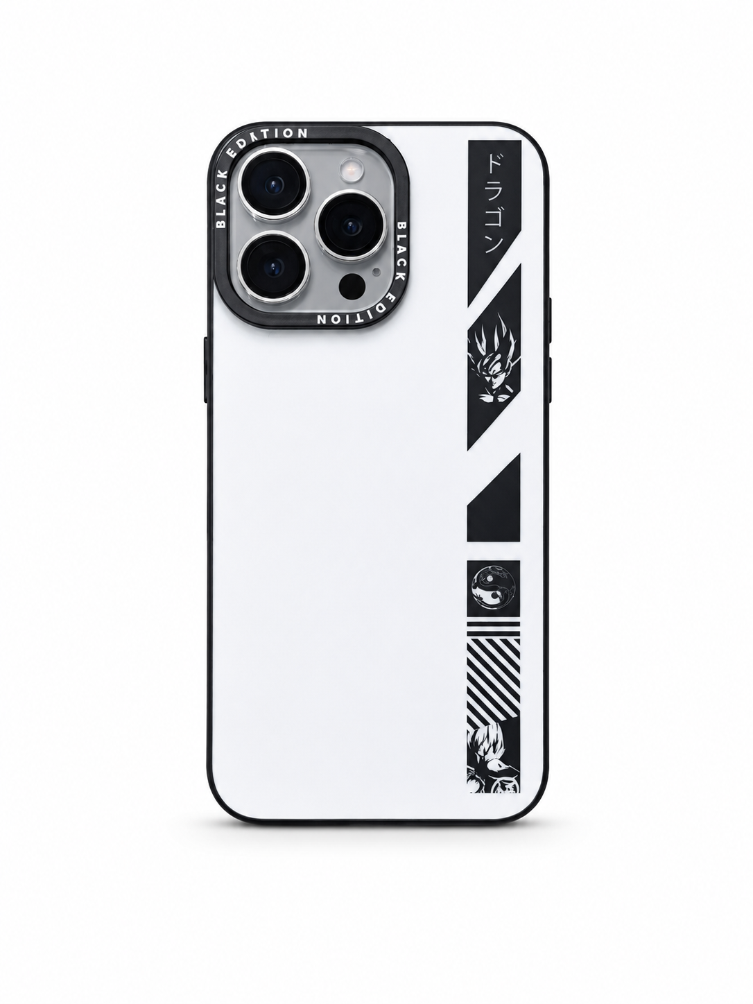 Goku Black & White Anime Case for iPhone 15 Pro Max