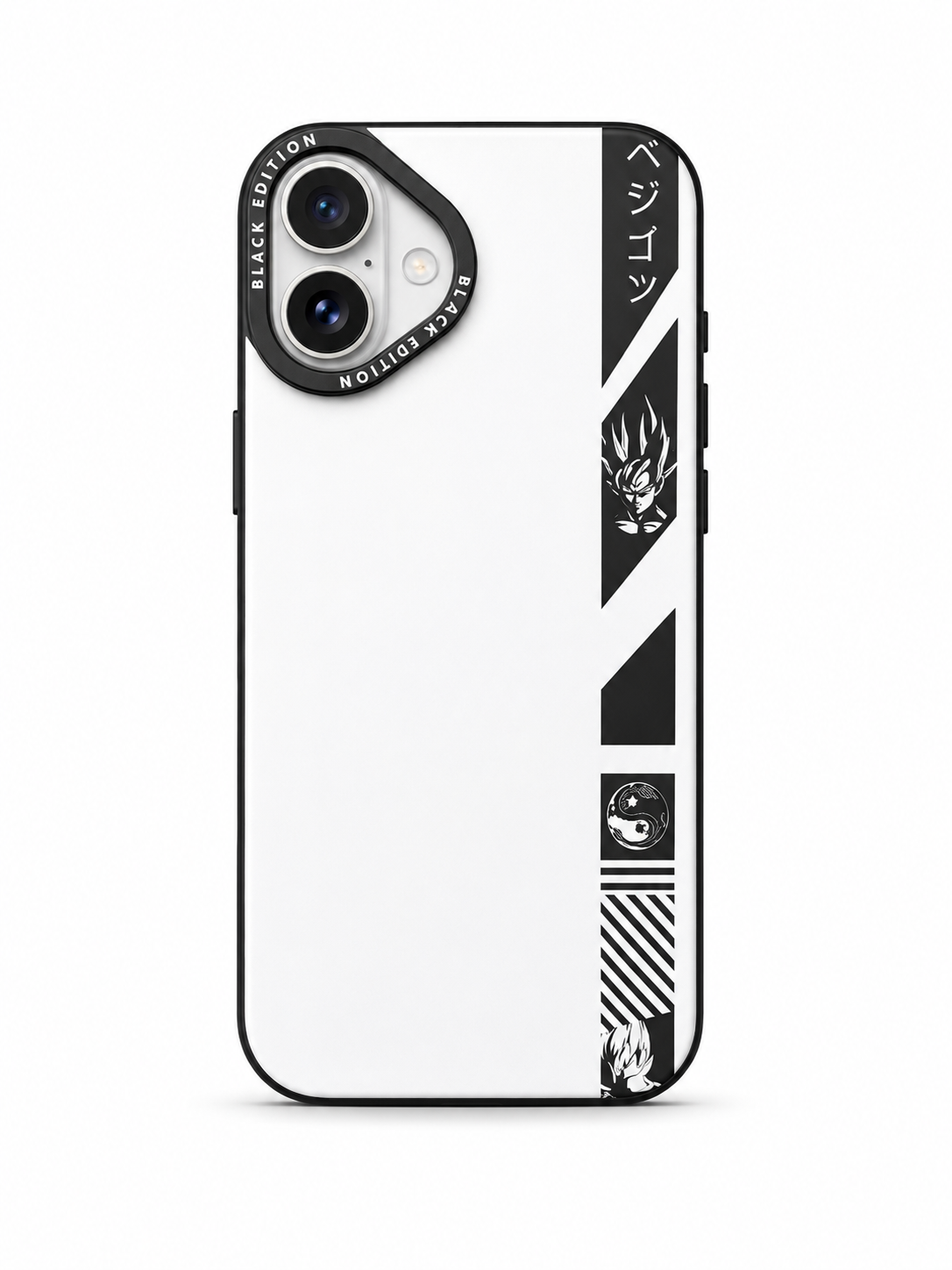 Goku Anime Black & White Edition Case for iPhone 16