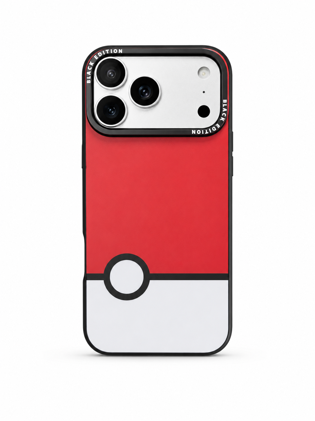 iPhone 17 Pro Max Pokeball Black Edition Case