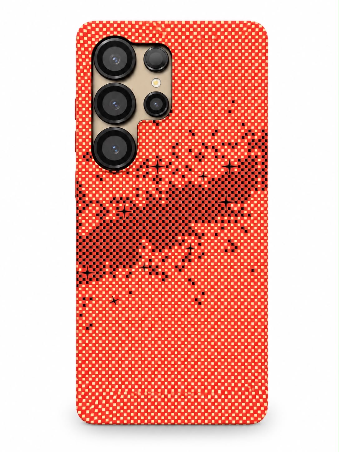Samsung S25 Ultra Red Star Weave Case