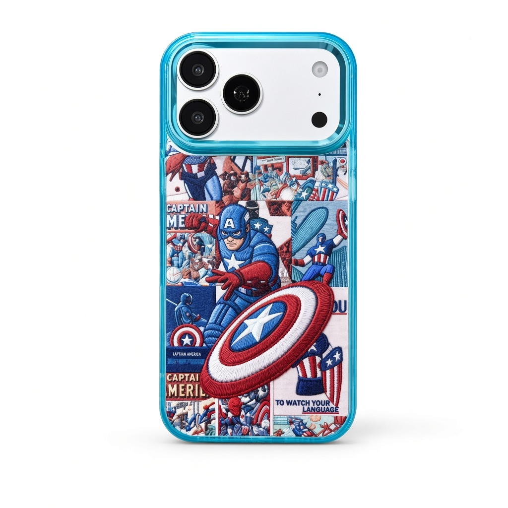 iPhone 18 Pro Captain America Comic Character Case