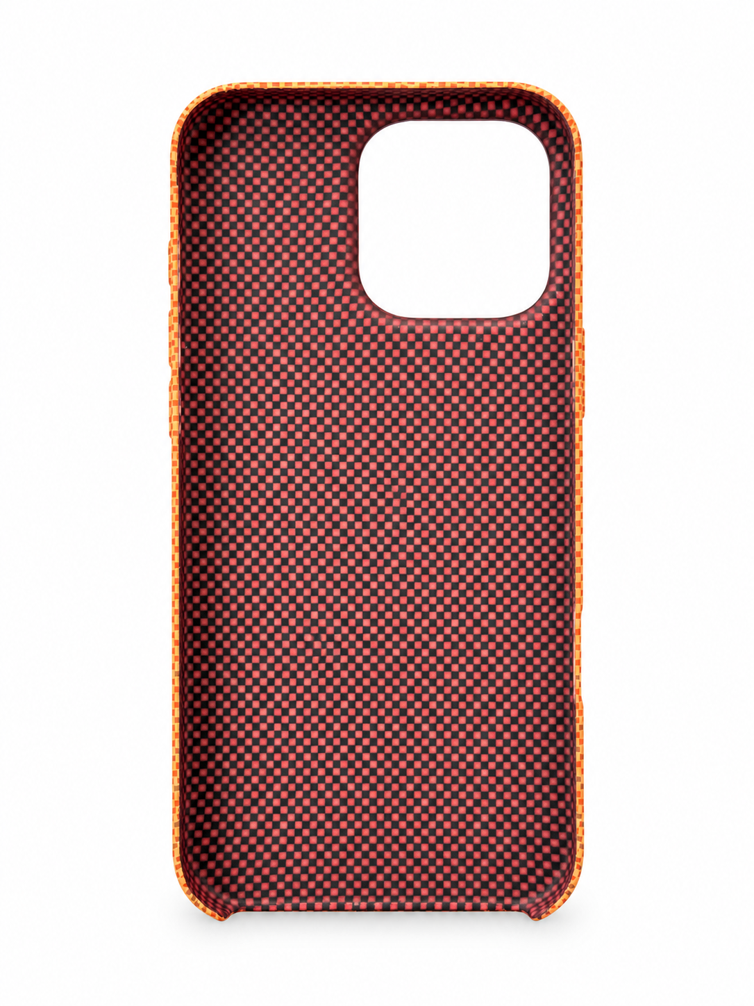 iPhone 16 Pro Max Orange Stripe Carbon Fiber Case