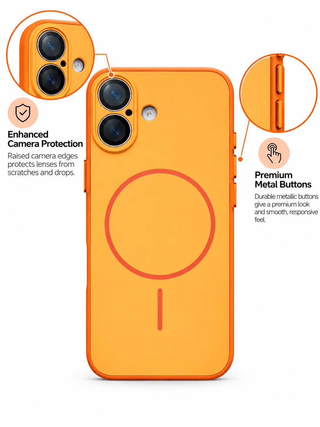 iPhone 17 Orange MagSafe Case