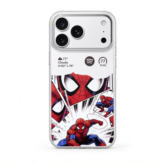iPhone 17 Pro Max Spider-Man Comic Character Case