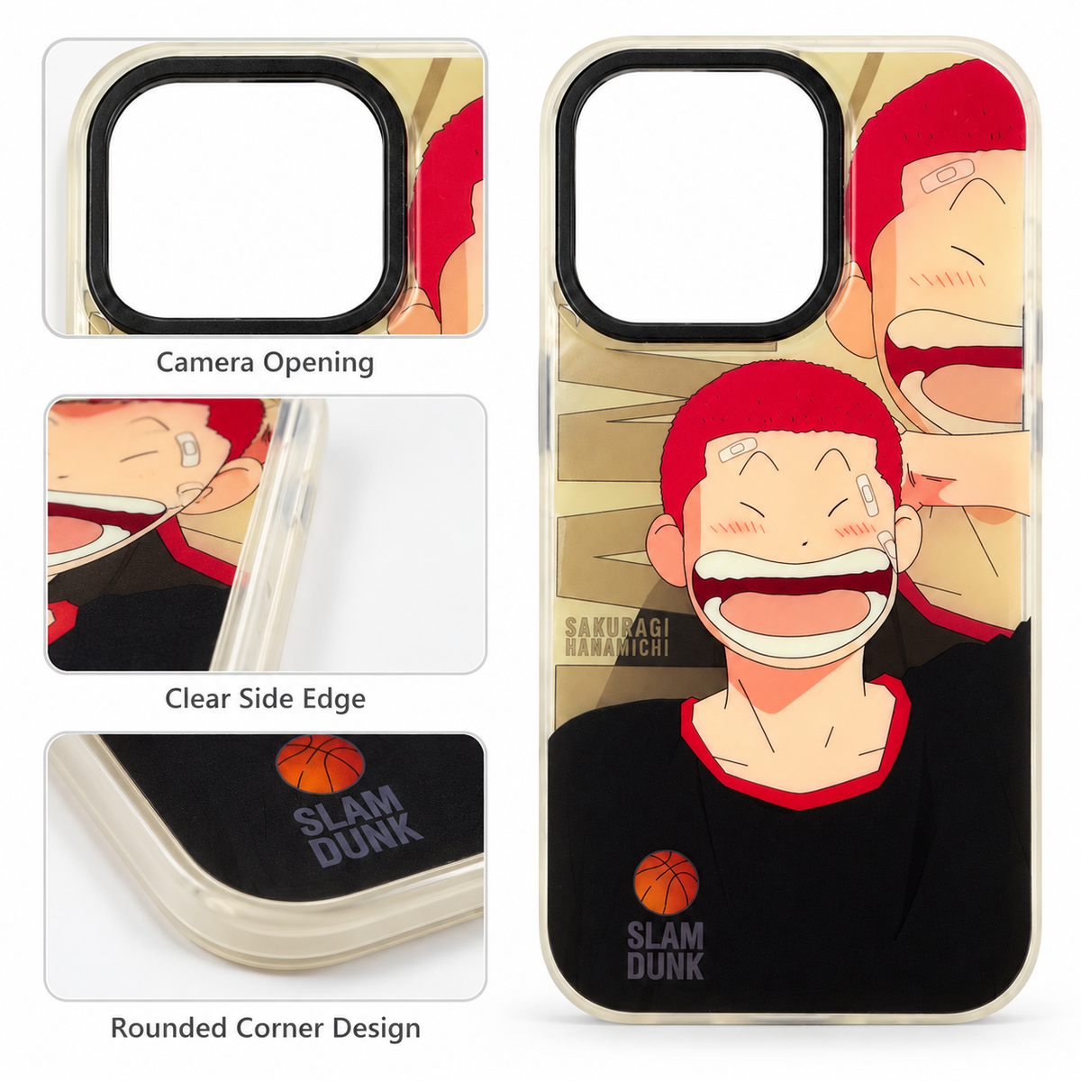 Slam Dunk Hanamichi Smile Anime Case - iPhone 14 Pro