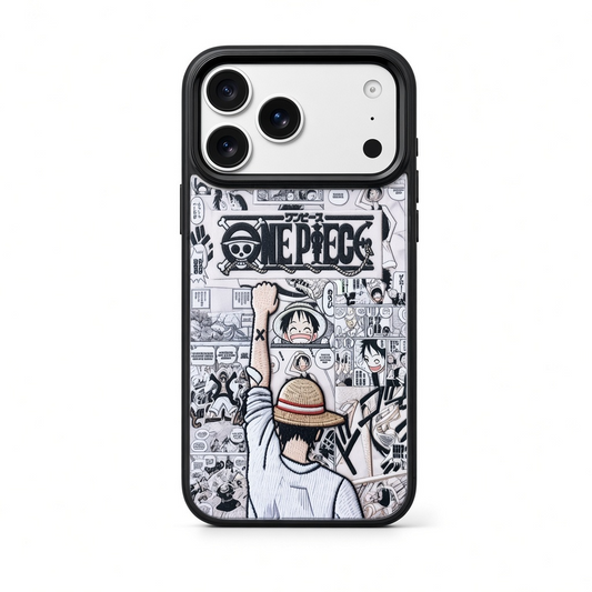 iPhone 18 Pro One Piece Manga Character Case