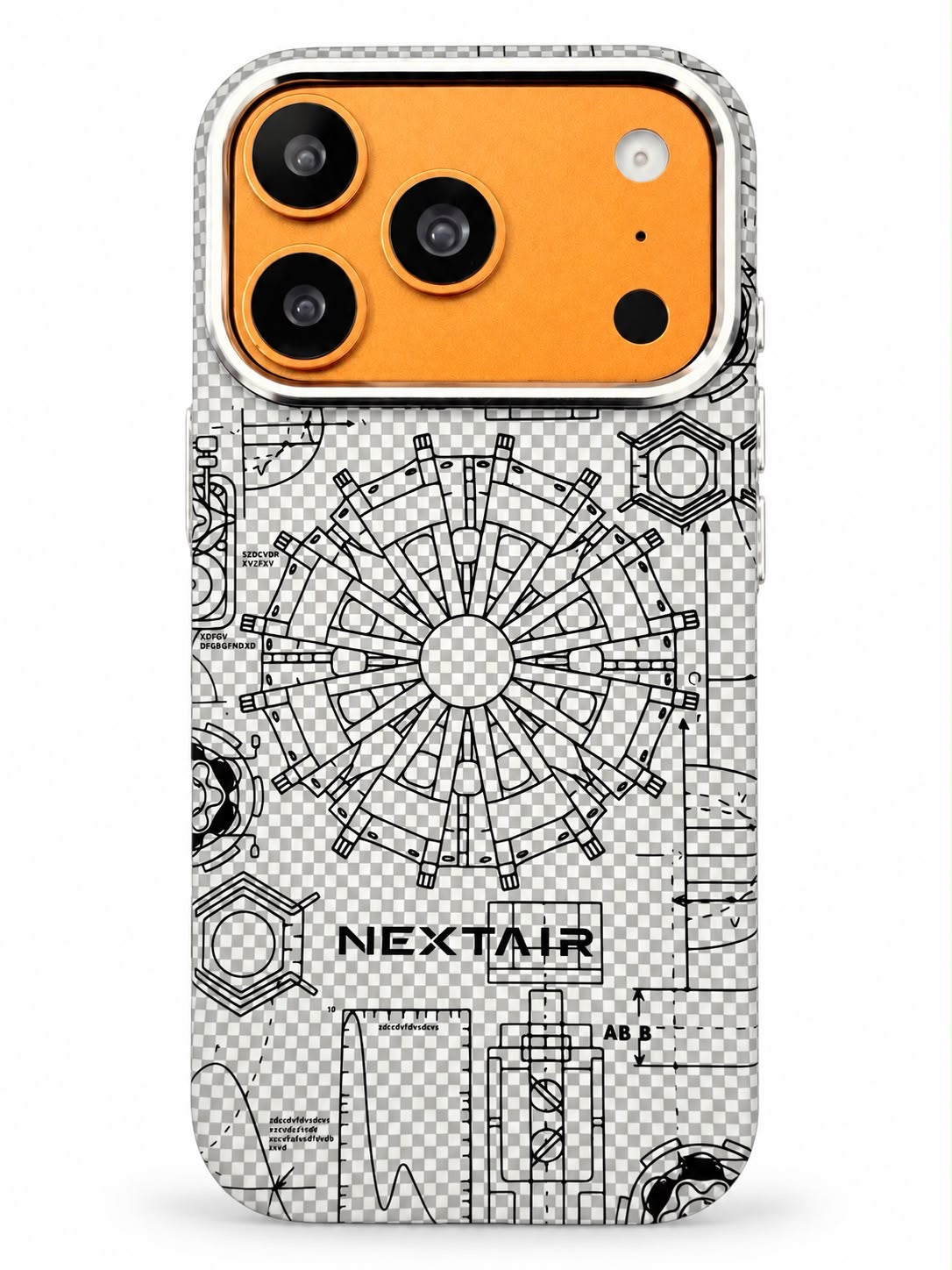 iPhone 17 Pro Carbon Fibre geometry Case