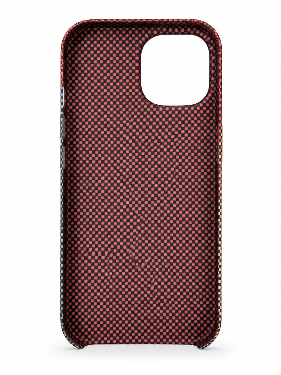 iPhone 13 Carbon Fibre Case - Red Cyclist