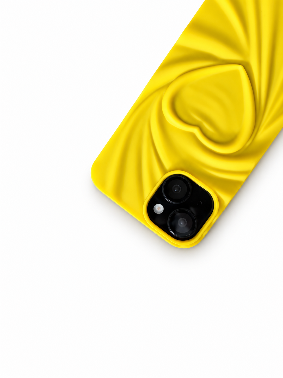 Yellow Heart iPhone 15 Case