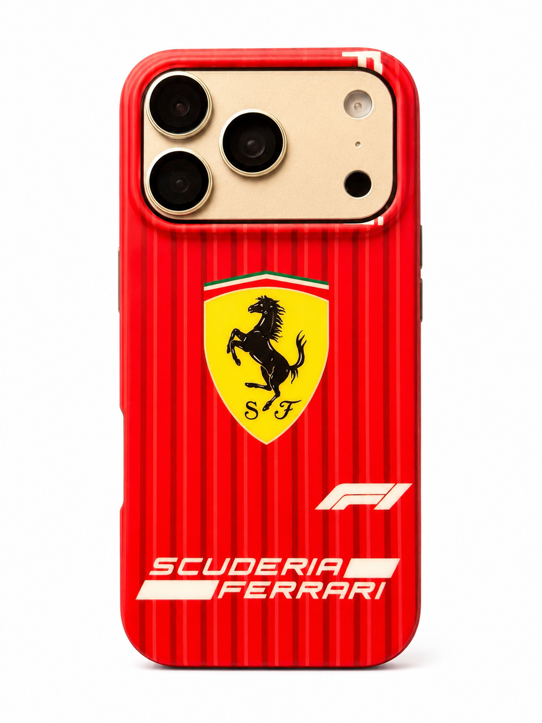 Red Scuderia Ferrari F1 Inspired iPhone 17 Pro Max Phone Case – Racing Matte Case