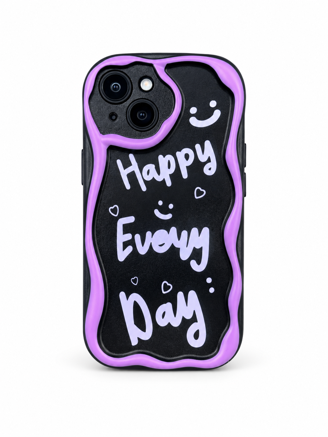 iPhone 15 Happy Every Day Wavy Case