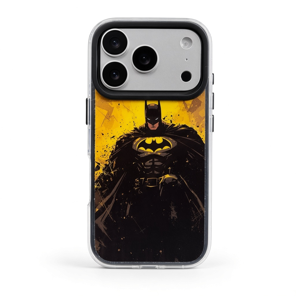 iPhone 18 Pro Max Batman yellow clear case