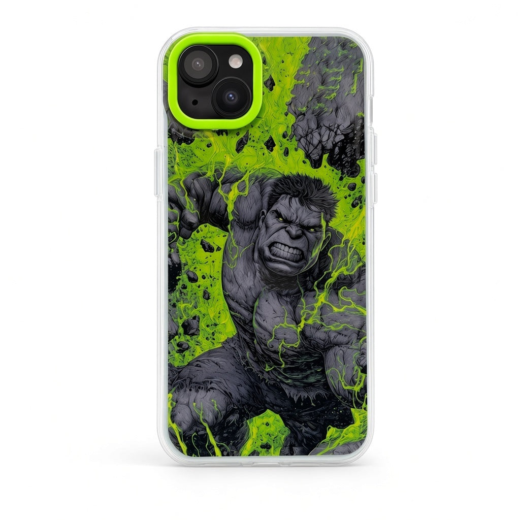 Hulk green character phone case