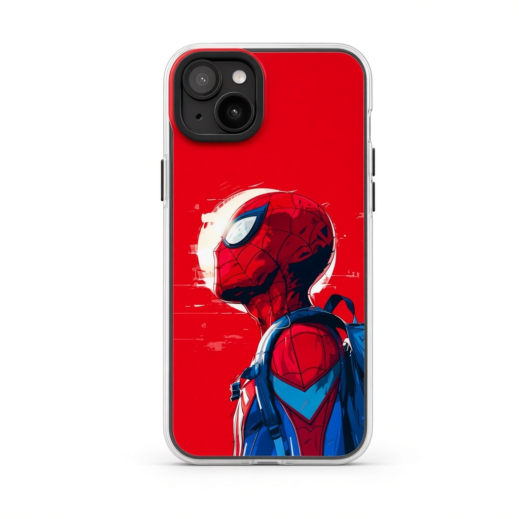 Spider-Man red character phone case