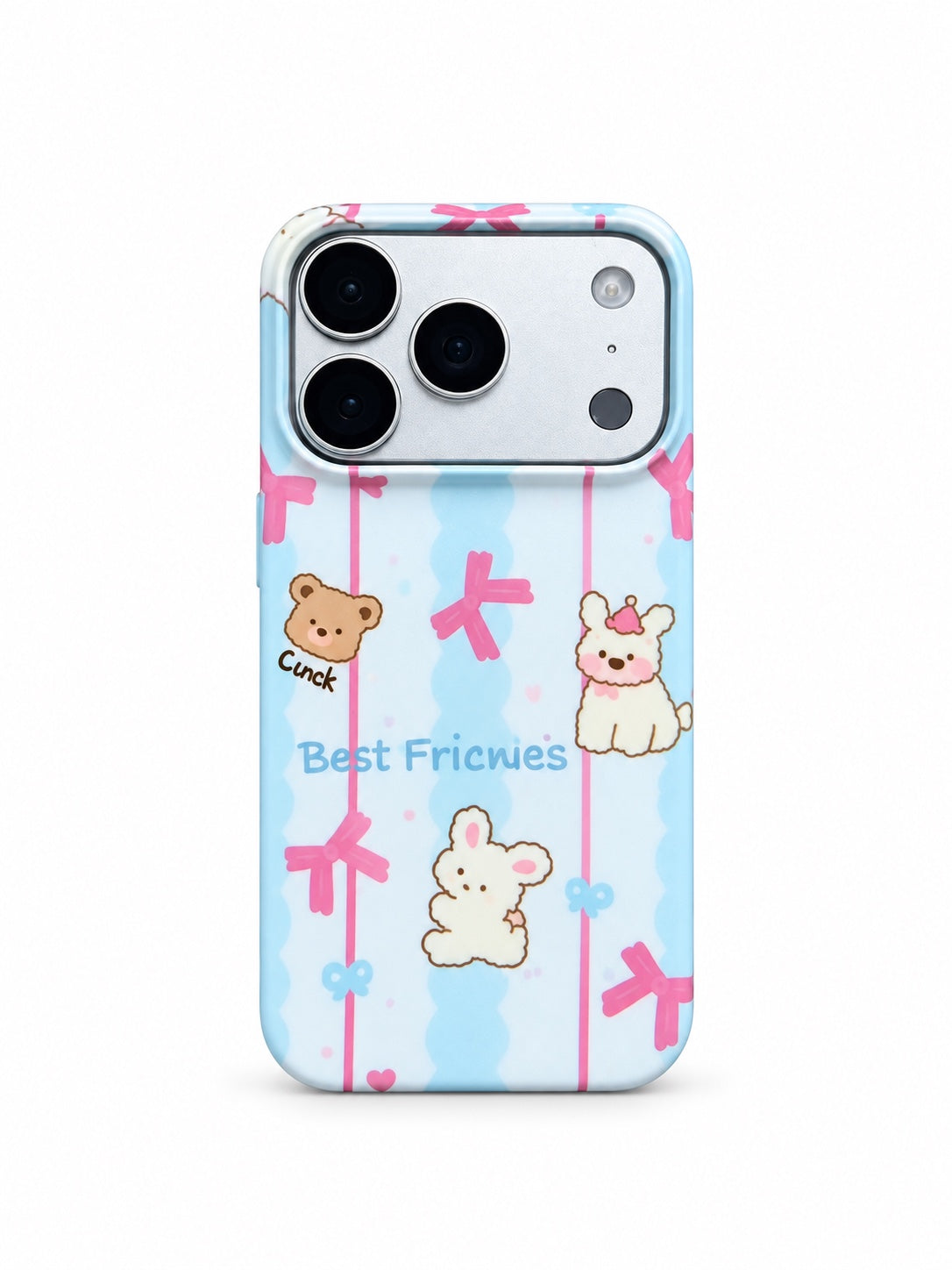Pastel Best Friends printed ladies back case for iPhone 17 Pro