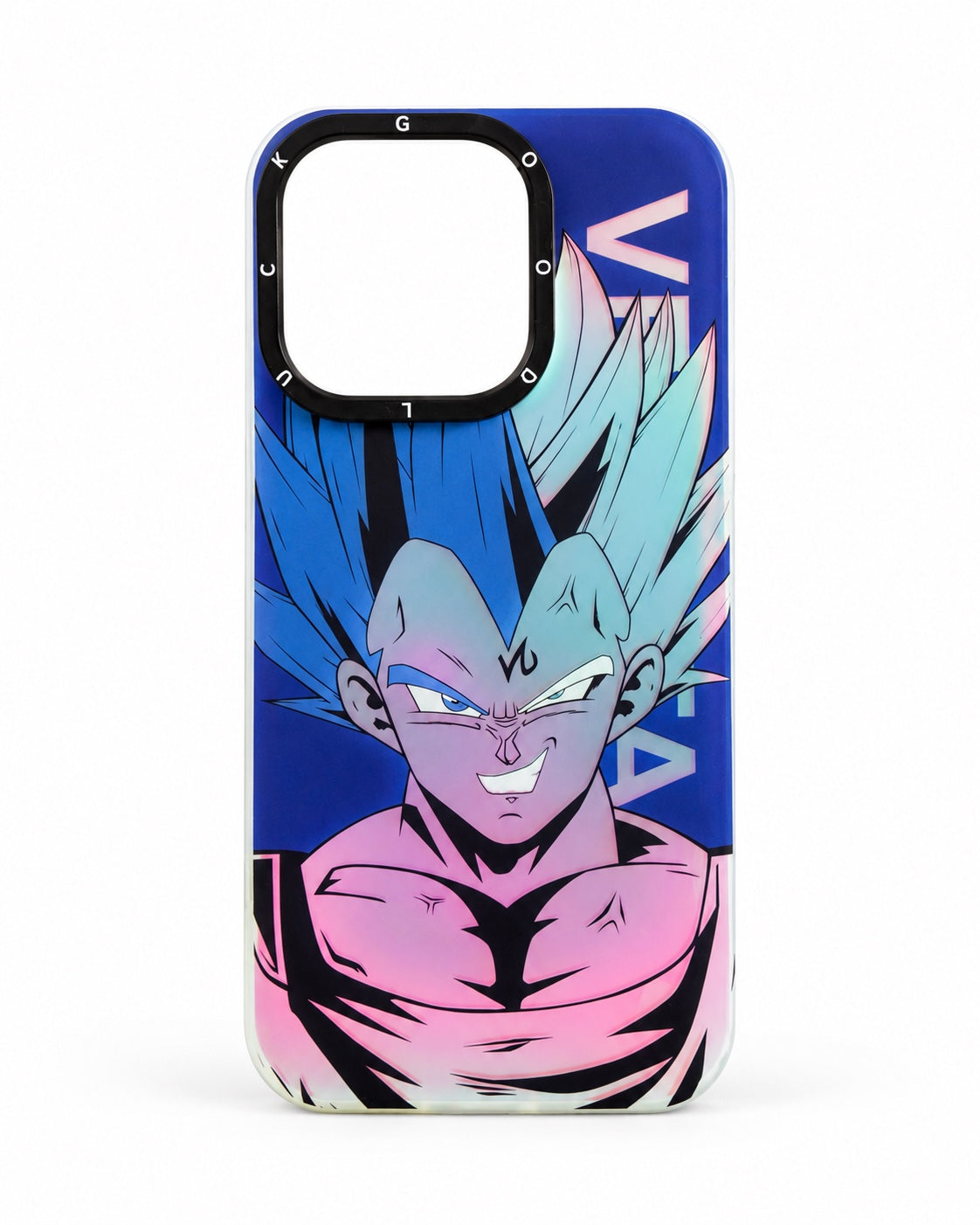 Blue Vegeta anime case for iPhone 14 Pro