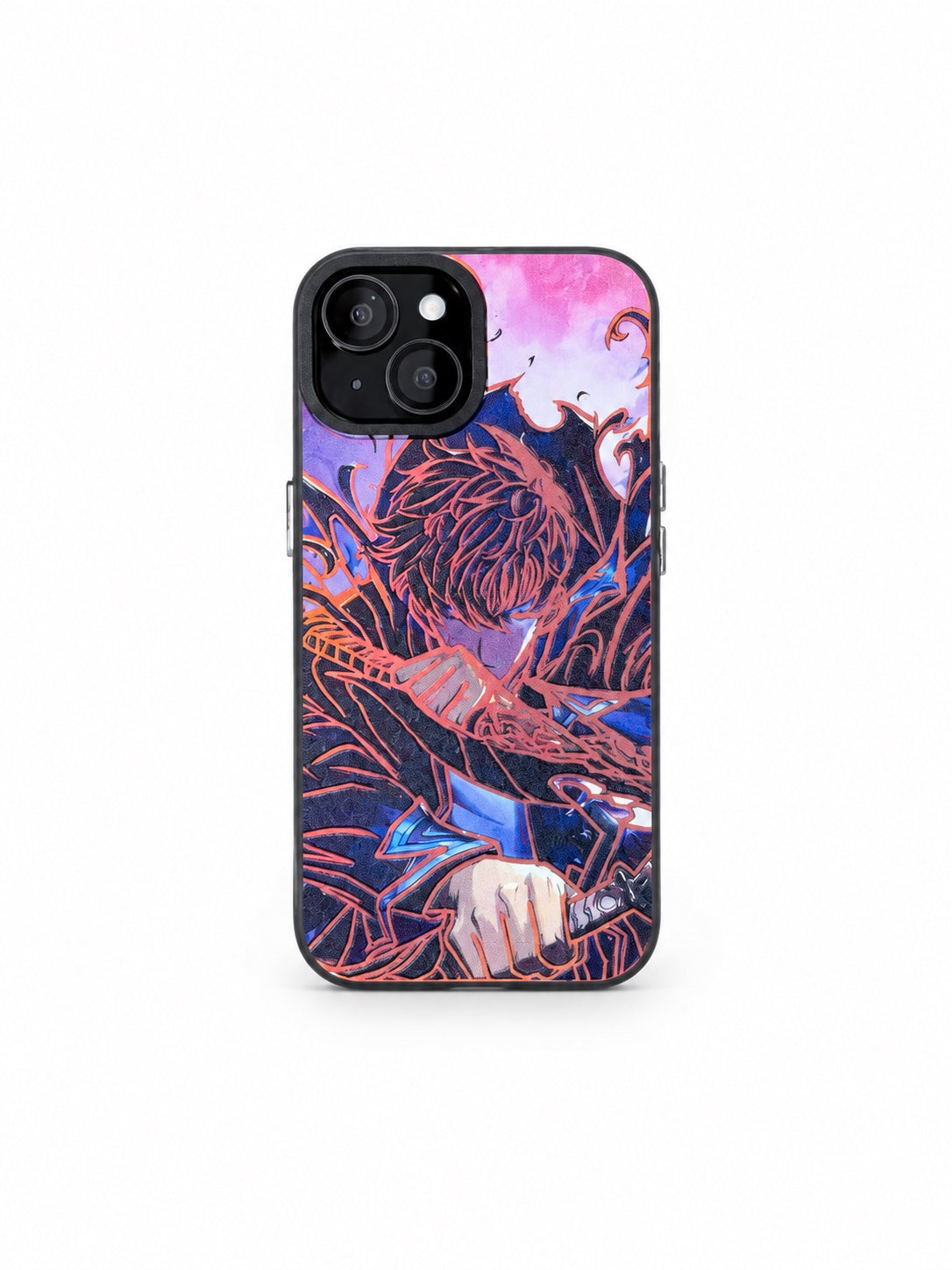 iPhone 15 anime samurai phone case