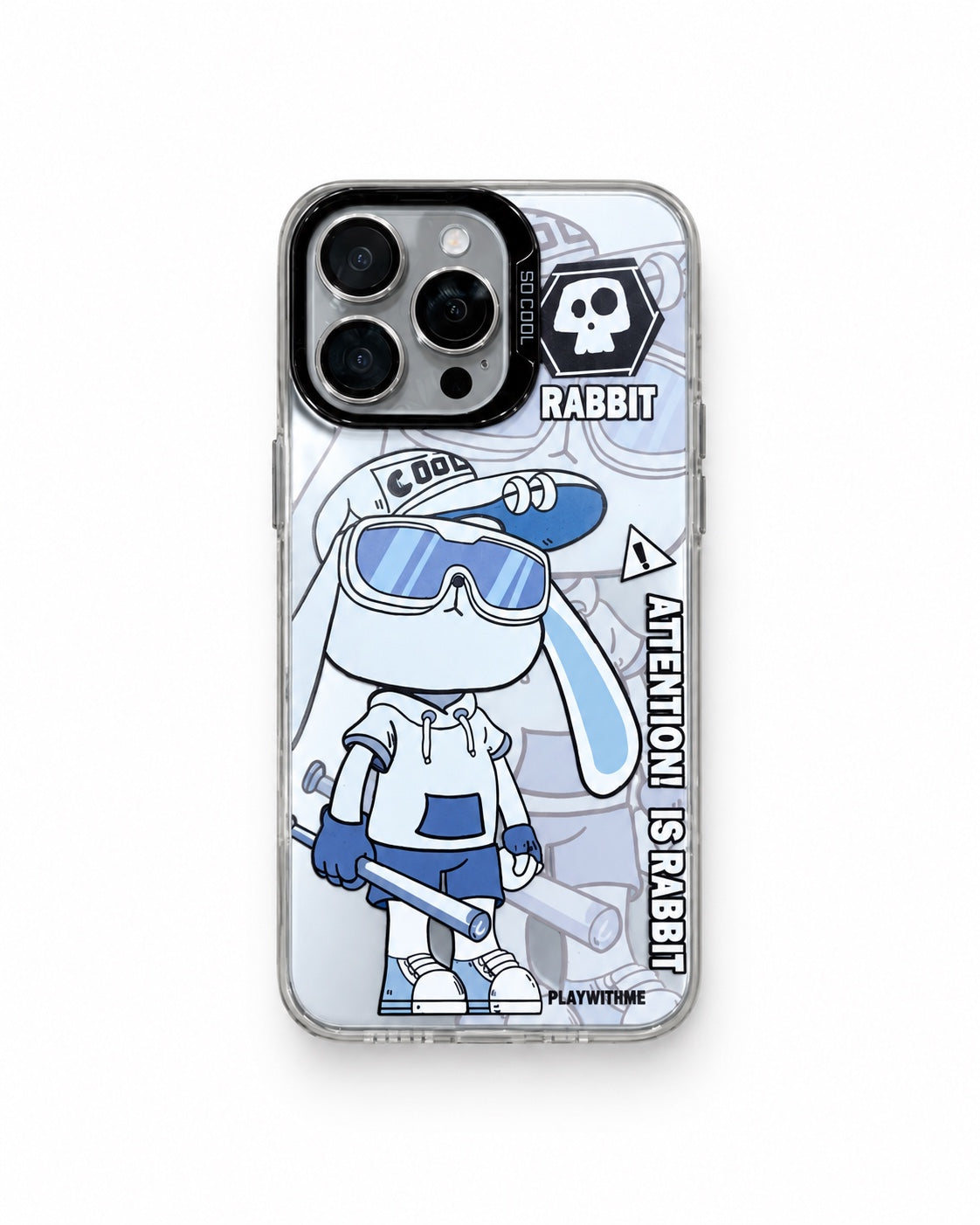 iPhone 15 Pro Max rabbit graphic phone case