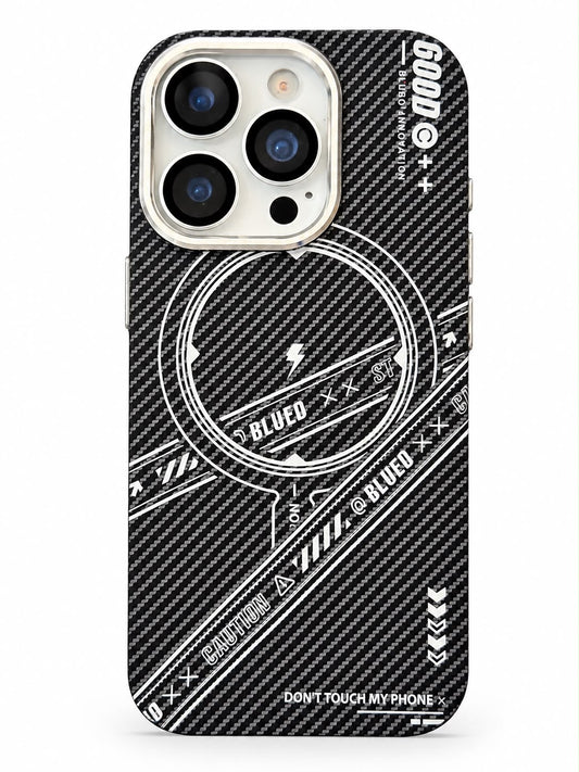 iPhone 16 Pro carbon fiber style MagSafe phone case