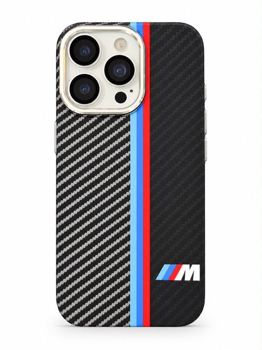 iPhone 16 Pro carbon fiber M stripe phone case