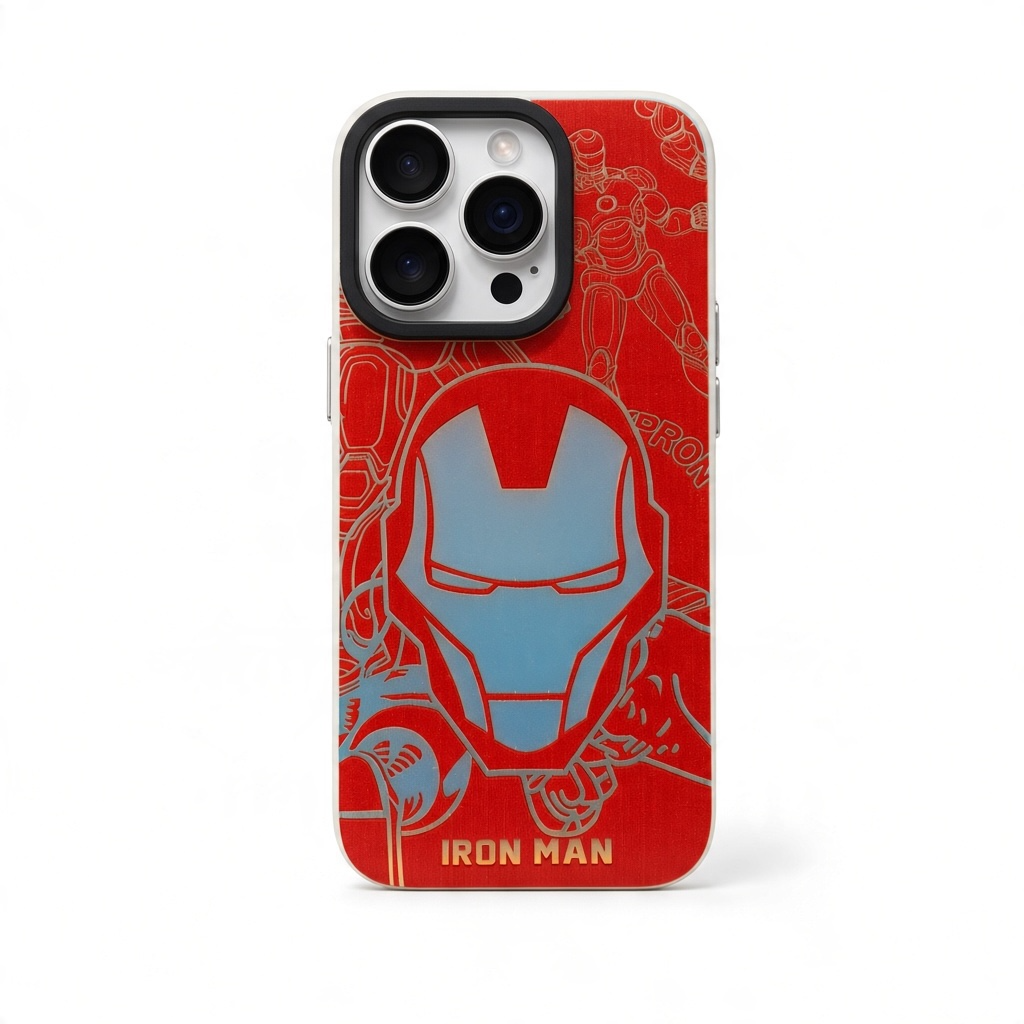 Iron Man helmet phone case for iPhone 16 Pro