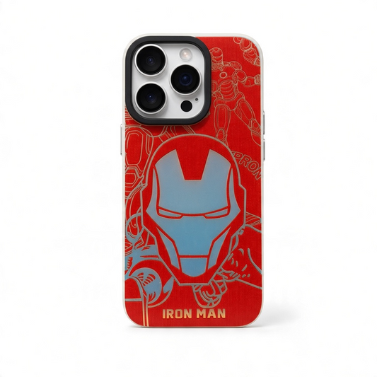 Iron Man helmet phone case for iPhone 16 Pro