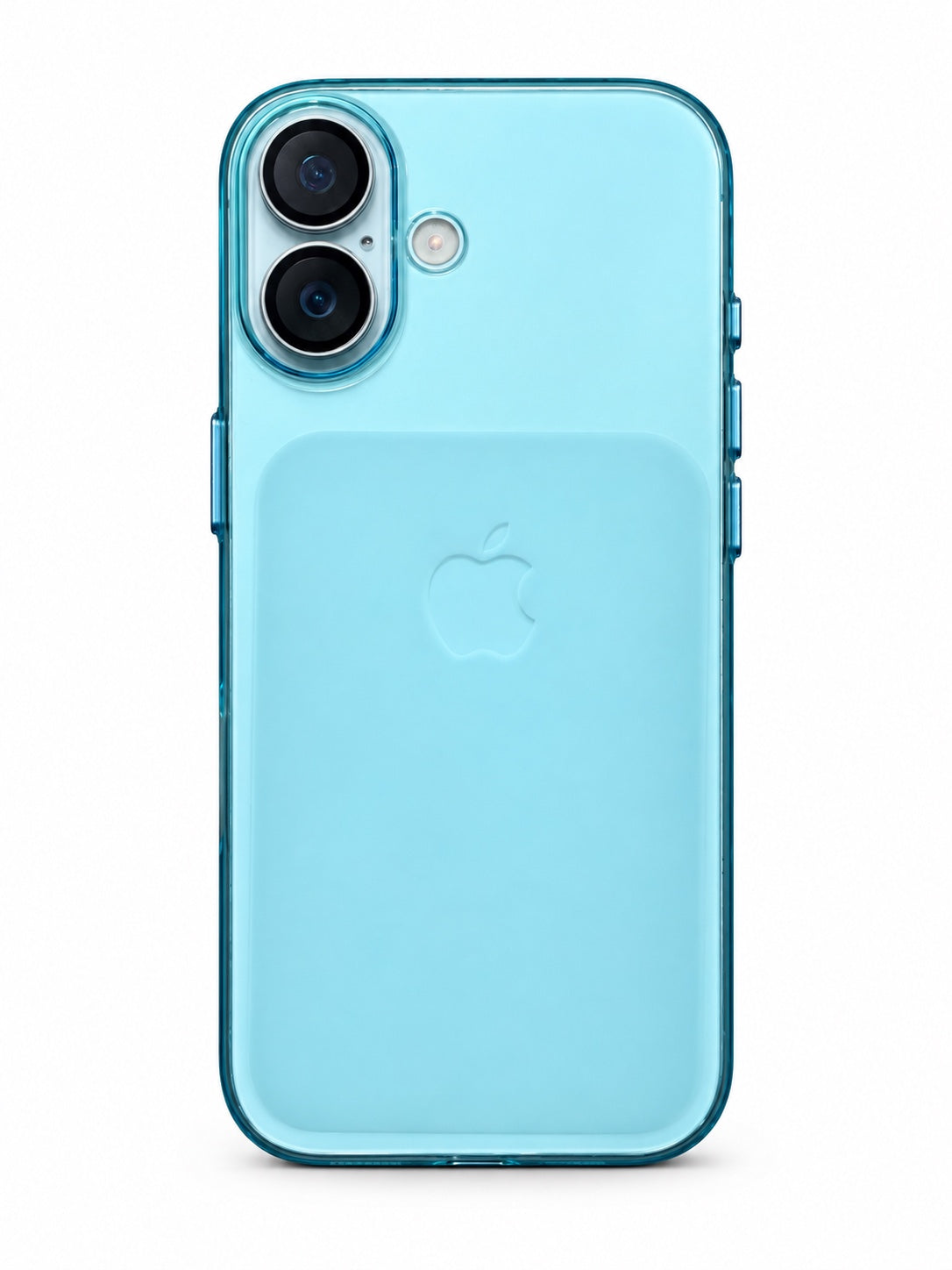 iPhone 17 Blue Transparent Protective Case