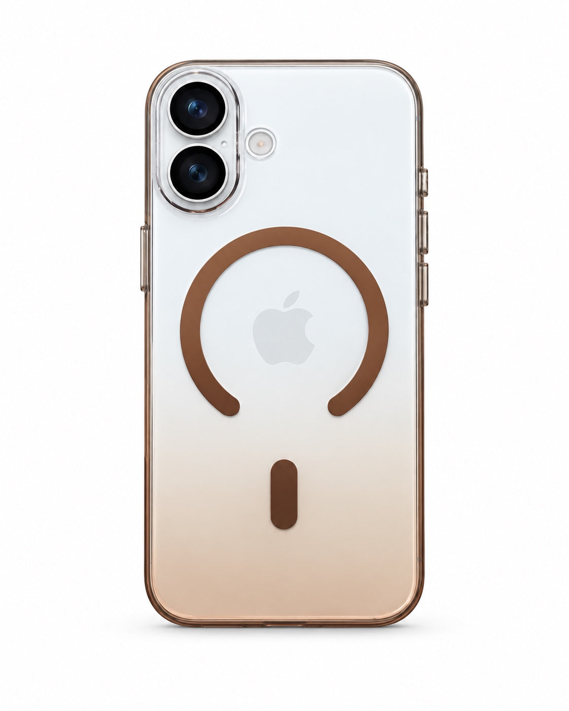 iPhone 17 Rose Gold MagSafe Clear Case