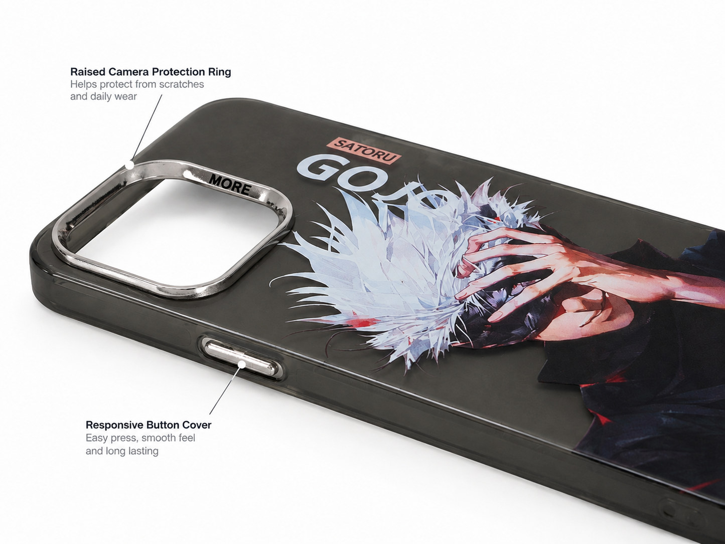 Satoru Gojo Anime Protective Case – iPhone 15 Pro Max