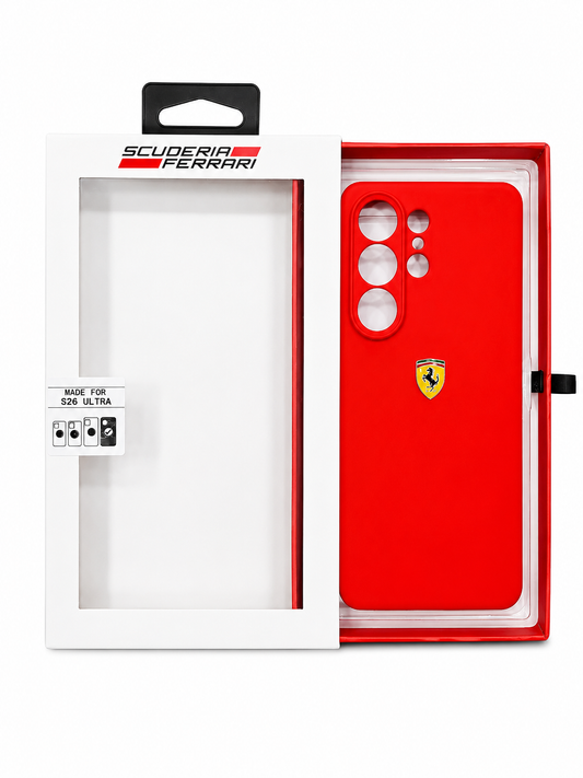 Scuderia Ferrari Silicone Case for Samsung Galaxy S26 Ultra