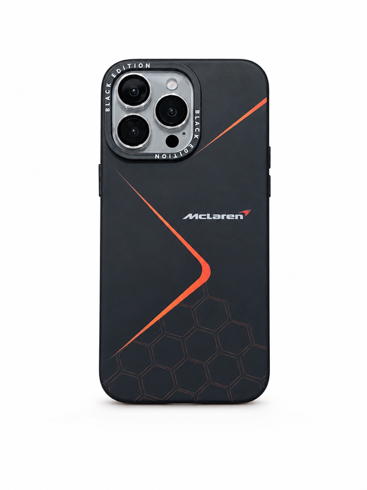 McLaren Black Edition Racing Case for iPhone 15 Pro Max