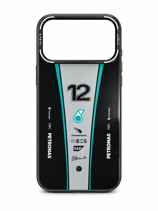 Mercedes Petronas F1 No.12 Racing Case for iPhone 17 Pro Max