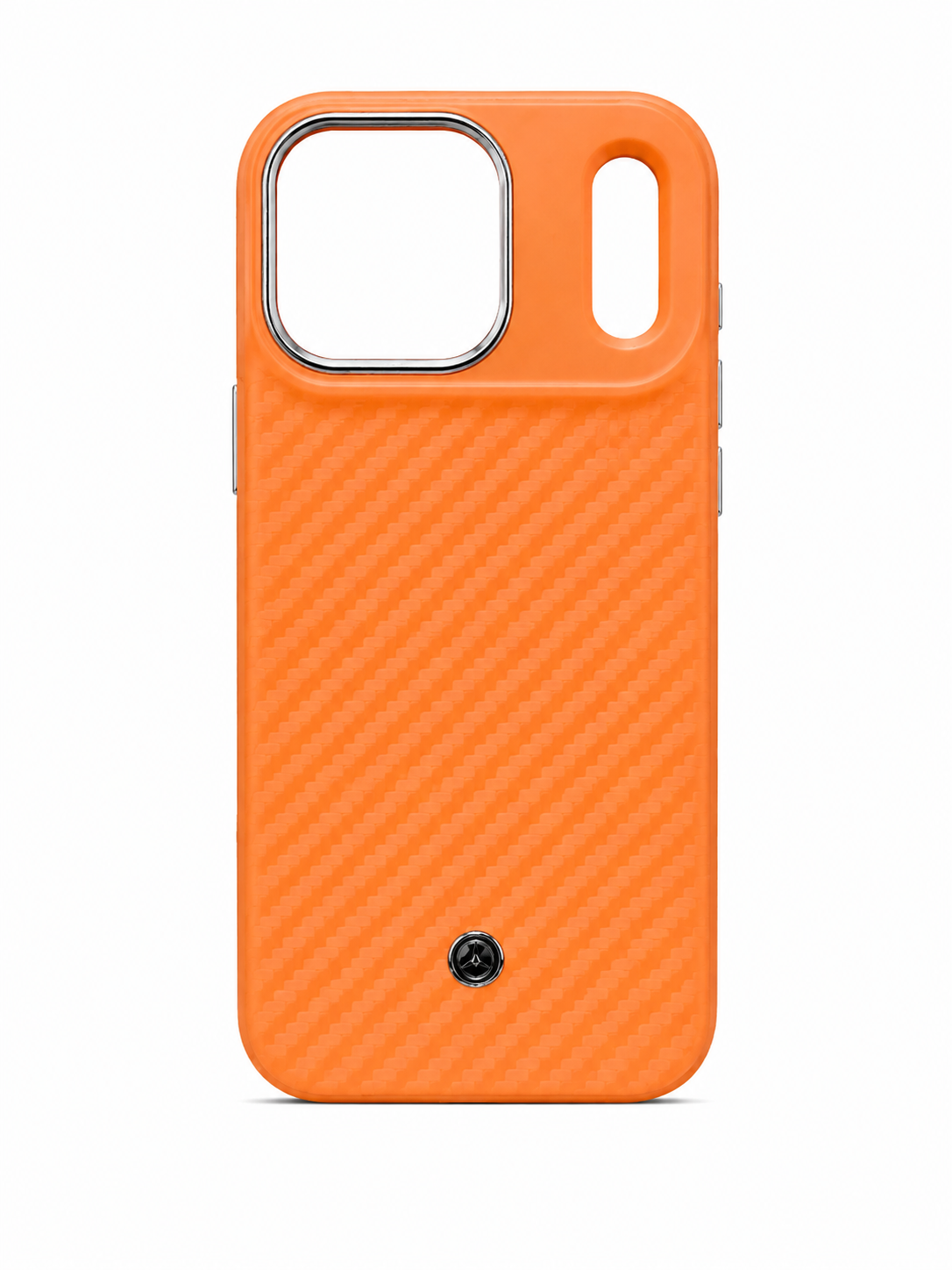 Orange Carbon Fiber MagSafe Case for iPhone 17 Pro Max