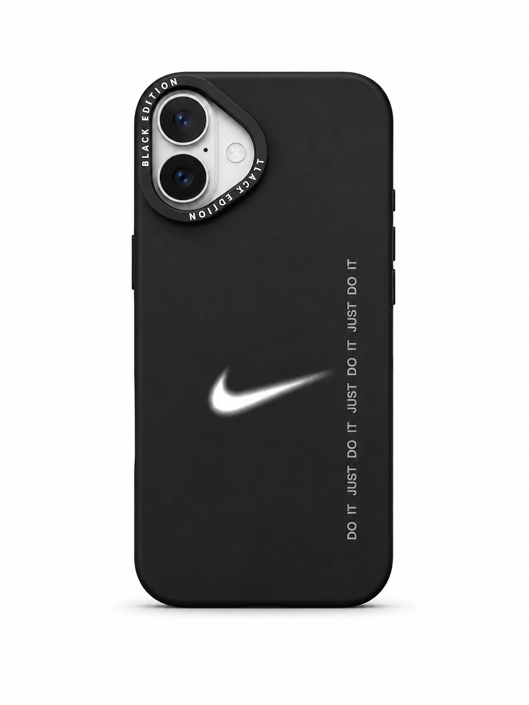 Nike Just Do It Black Edition Case for iPhone 16