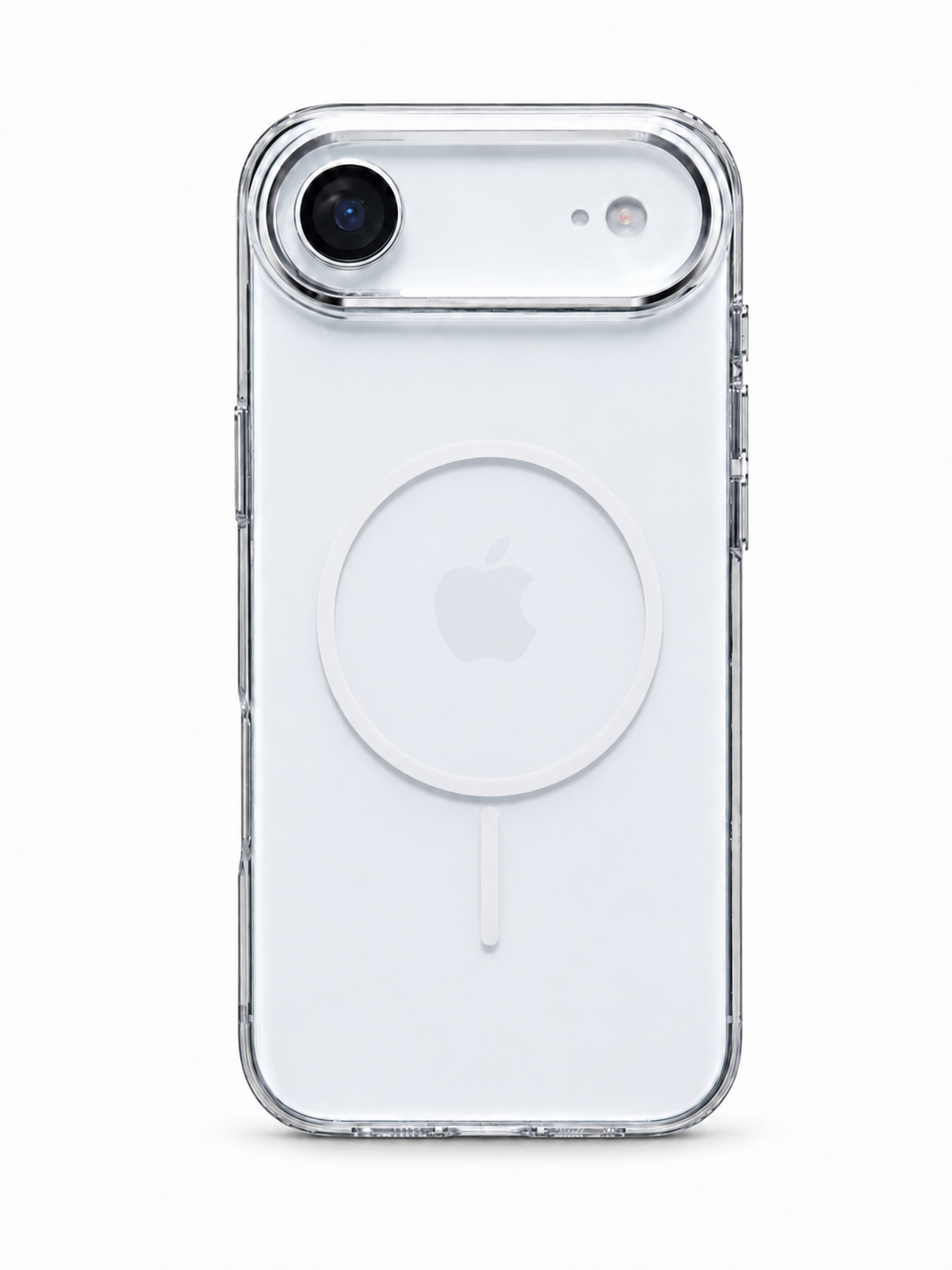iPhone 17 Air Crystal Clear MagSafe Metal Camera Ring Case