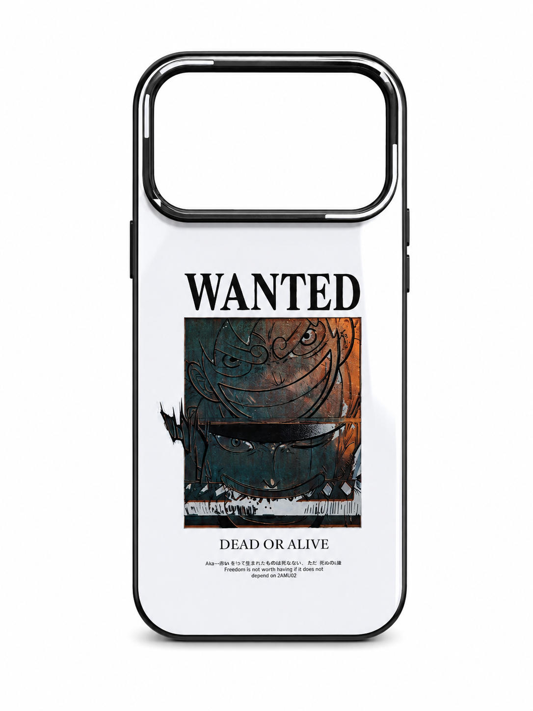 One Piece Roronoa Zoro and luffy Wanted Anime Case for iPhone 17 Pro Max
