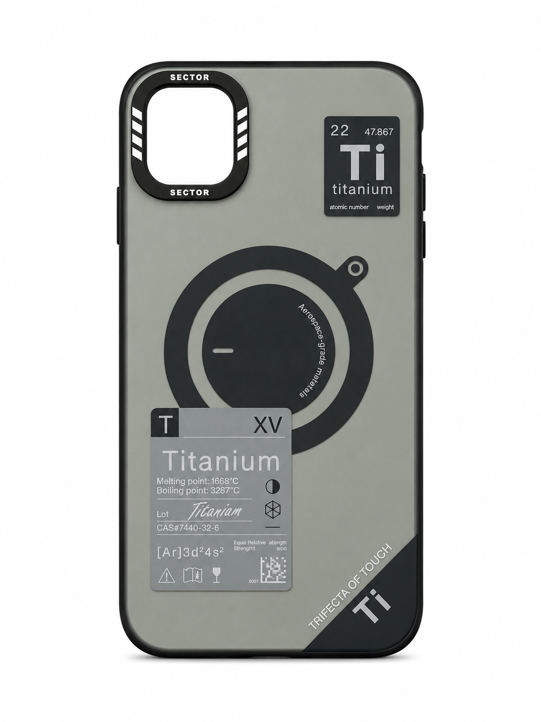 Titanium Tech Sector Case for iPhone 11 –  Matte Protective Back Cover