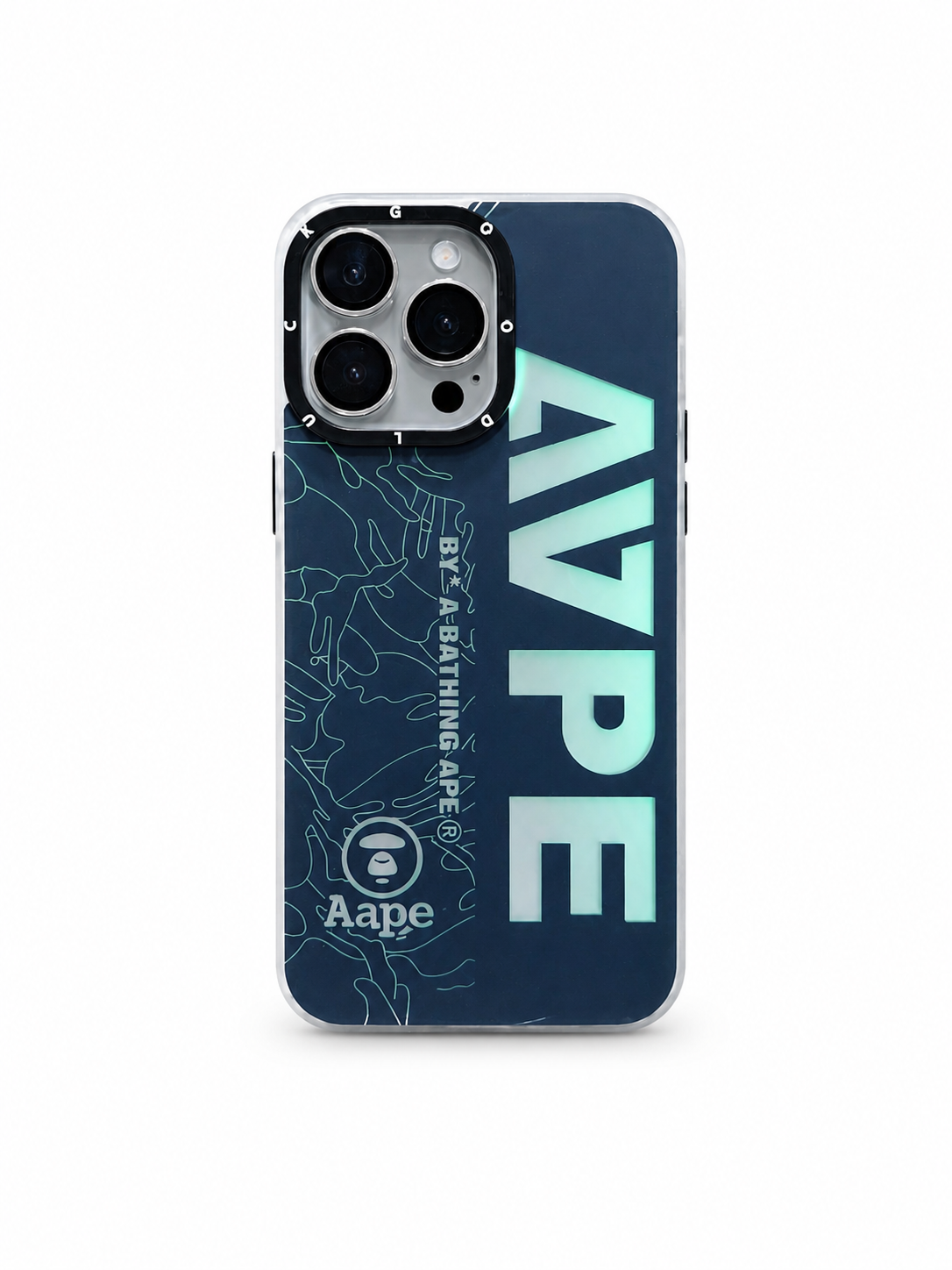 iPhone 15 Pro Max Aape Blue Case