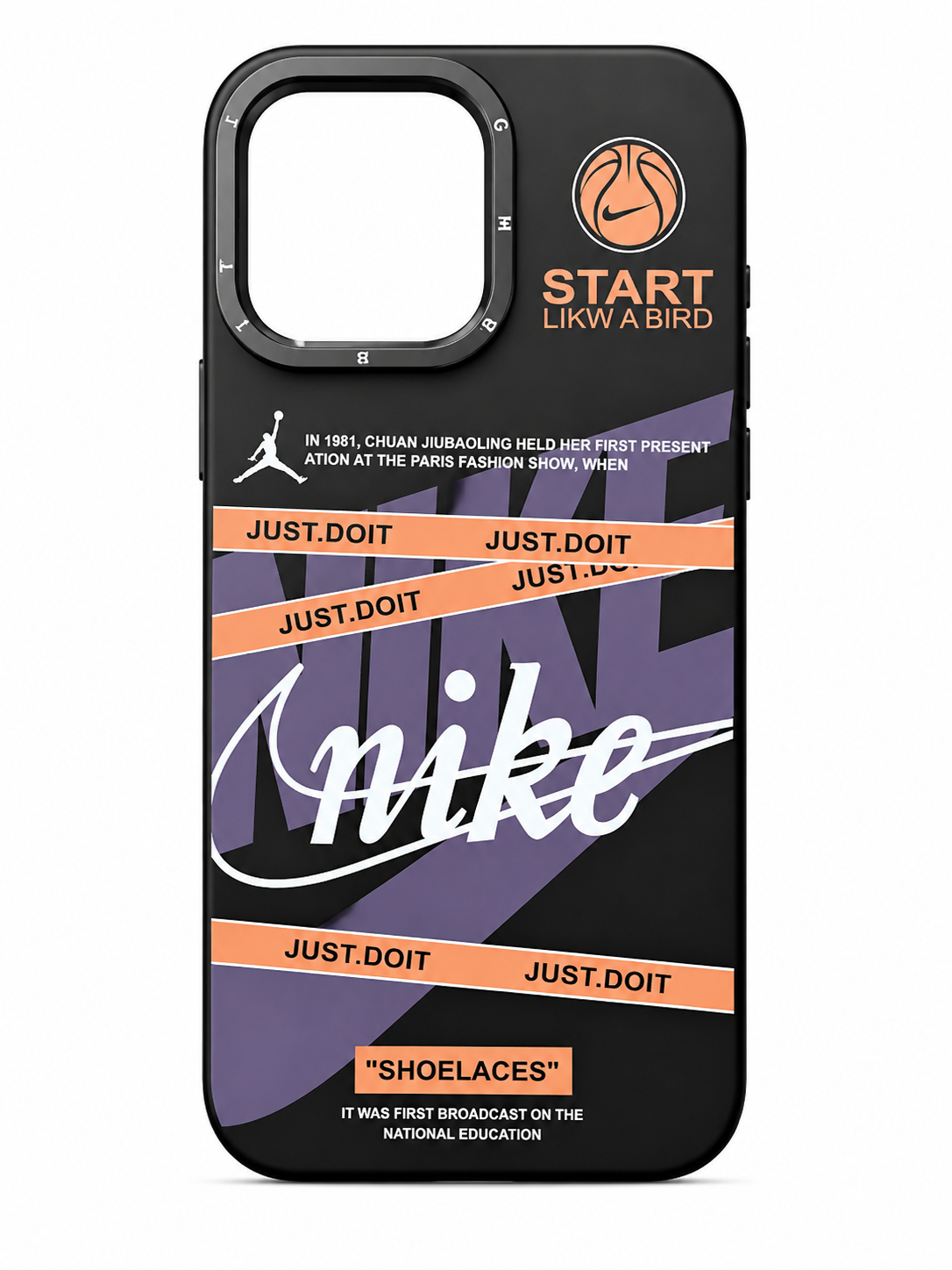 Nike Basketball Streetwear Case for iPhone 16 Pro
