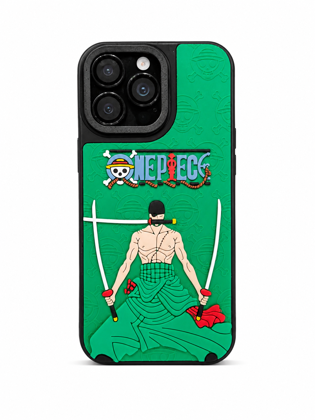 iPhone 16 Pro Max Zoro Green Anime Case